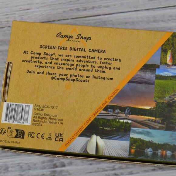 Camp Snap Screen-Free Digital Camera Forest Green NEW - Picture 5 of 12